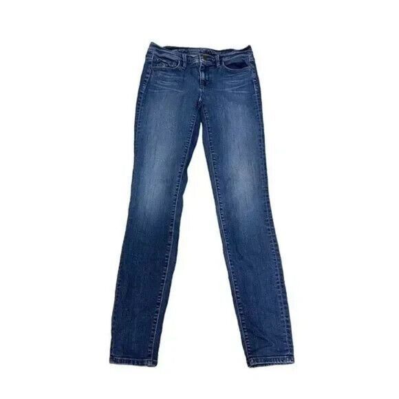 the loft super skinny blue jeans size 26 - Picture 2 of 4